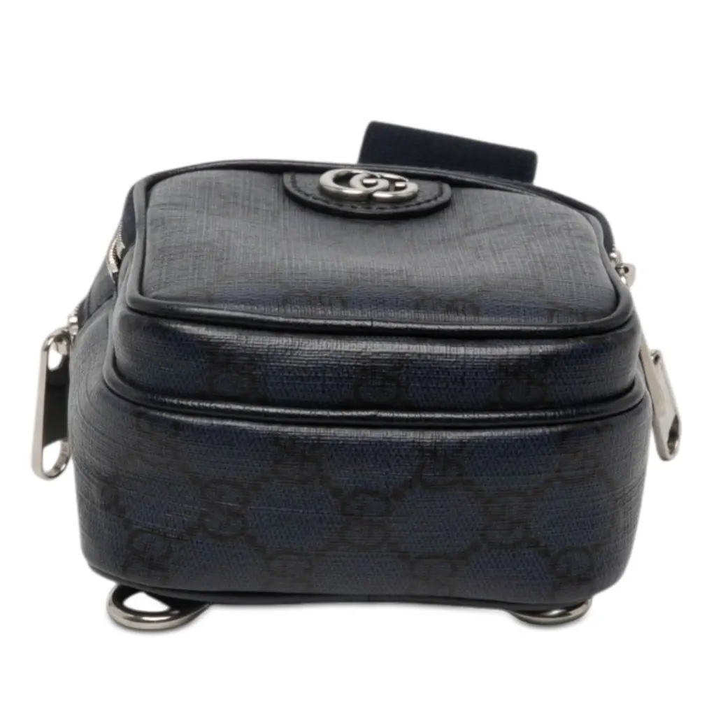 Gucci Mini GG Supreme Ophidia Sling Blue Canvas Very good - Inside View
