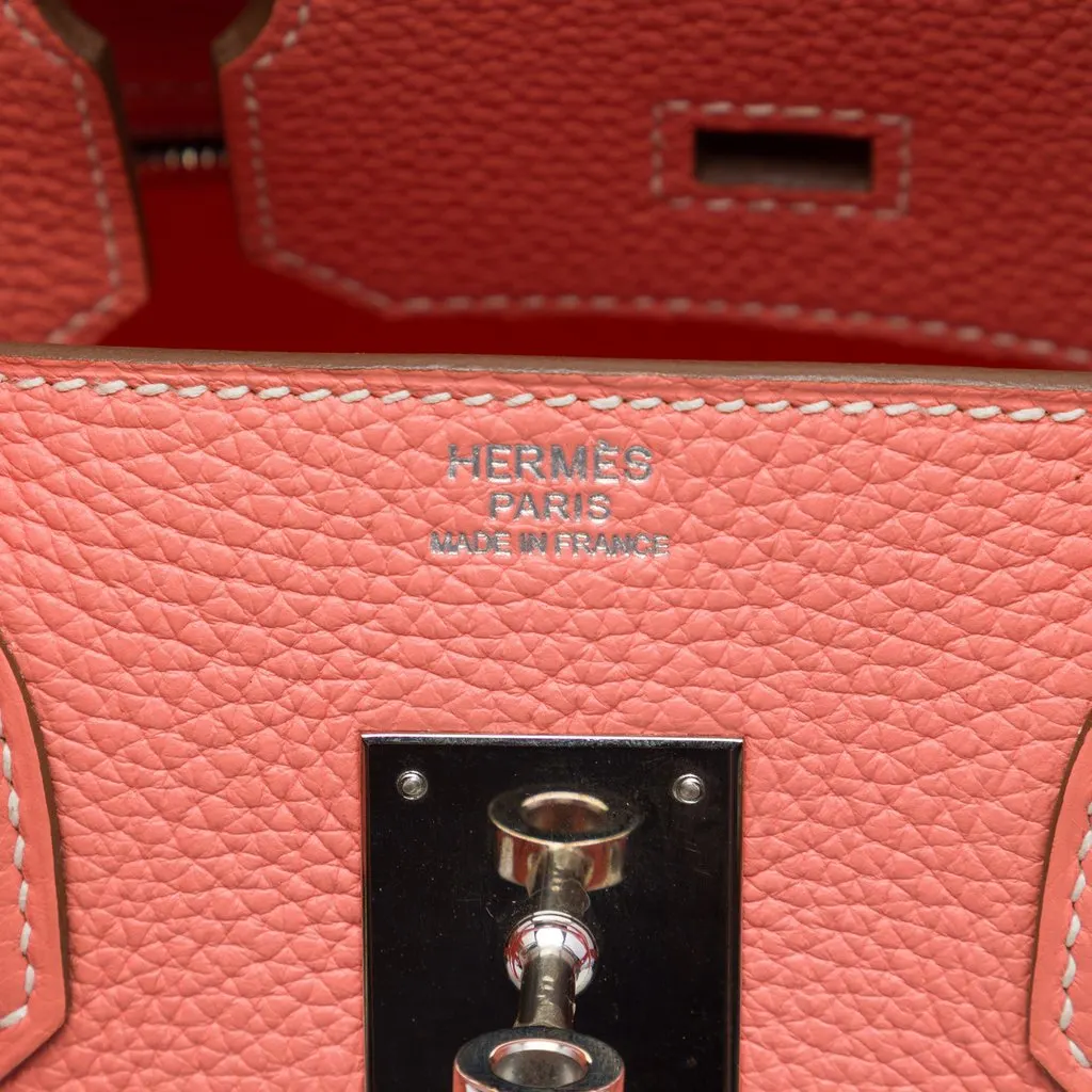 Hermès Clemence Birkin Retourne 30 Orange Leather Very good - Box View