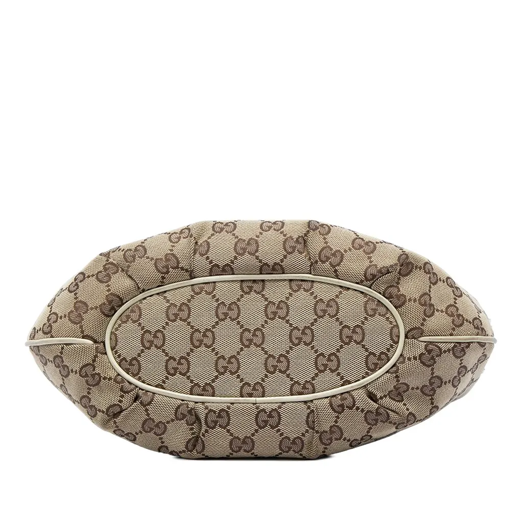 Gucci GG Canvas Pelham Shoulder Bag Beige Canvas Very good - Inside View