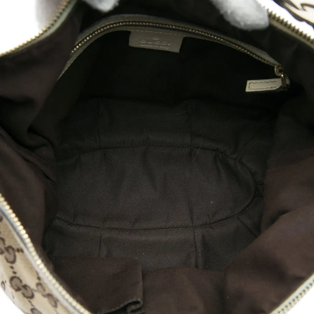 Gucci GG Canvas Pelham Shoulder Bag Beige Canvas Very good - Model View