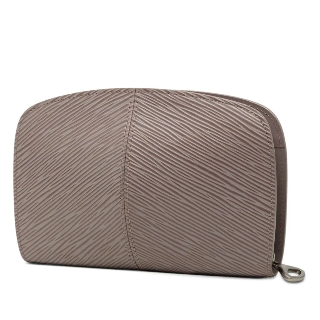 Louis Vuitton Epi Demi Lune Coin Purse Purple Leather Very good - Back View