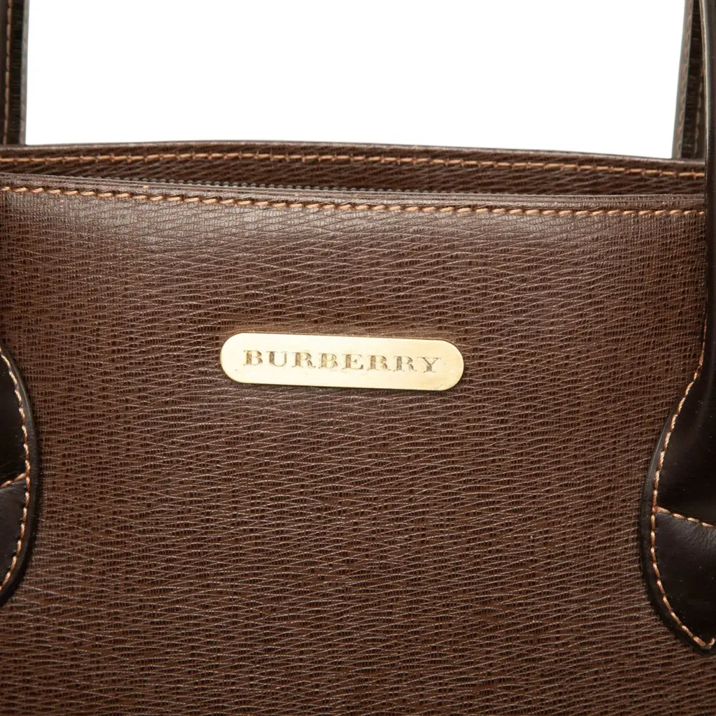 Burberry Calf Leather Bucket Brown Leather Good - Box View