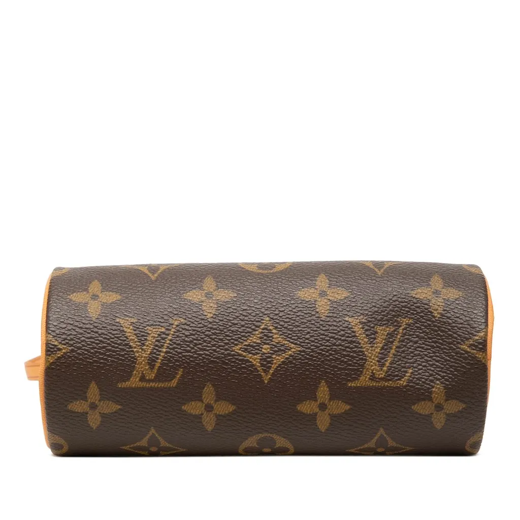 Louis Vuitton Monogram Papillon Pochette Brown Canvas Very good - Inside View