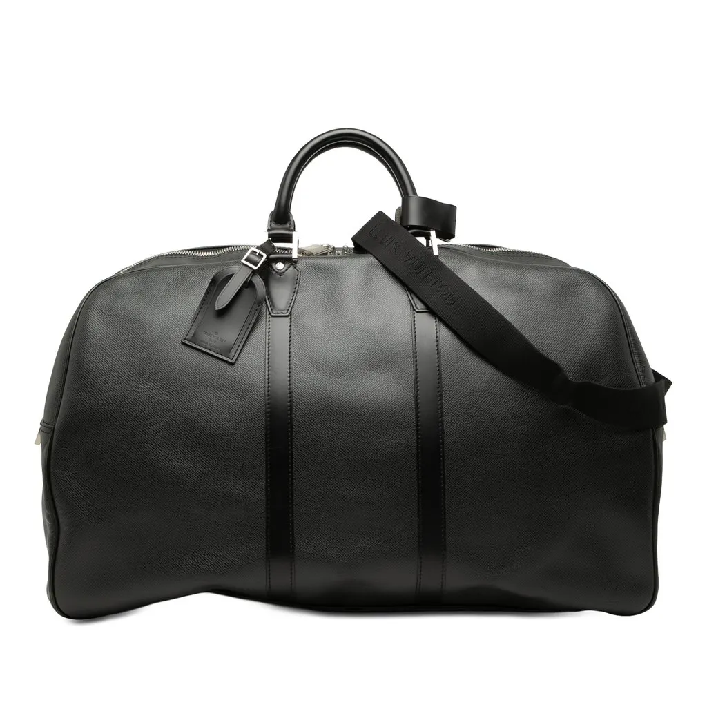 Louis Vuitton Taiga Kendall GM Black Leather Very good - Front View