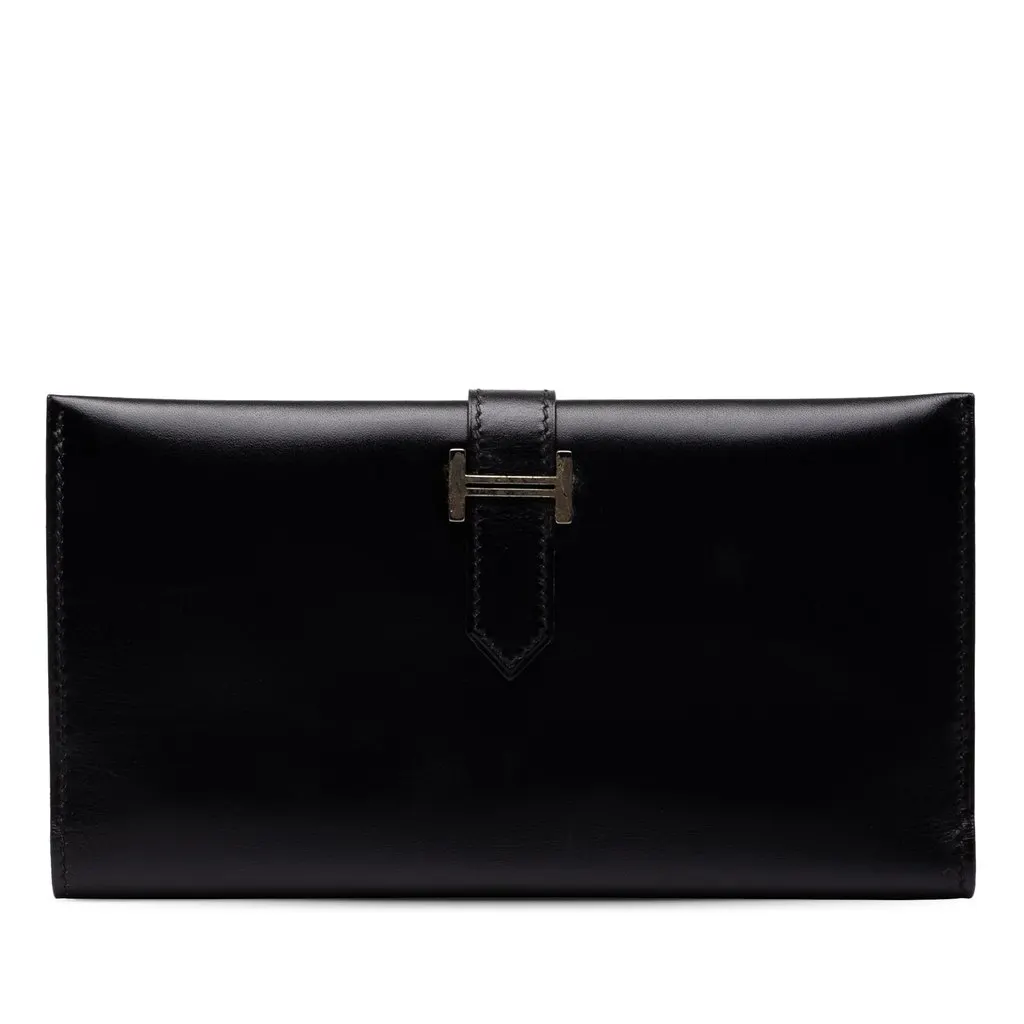Hermès Box Calf Bearn Wallet