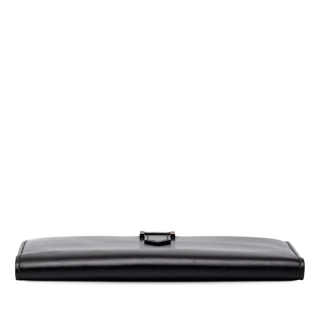 Hermès Box Calf Bearn Wallet Black Leather Very good - Inside View