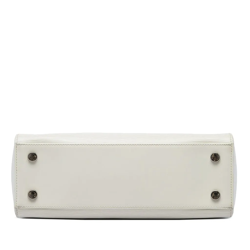 Louis Vuitton Epi Brea MM White Leather Good - Inside View
