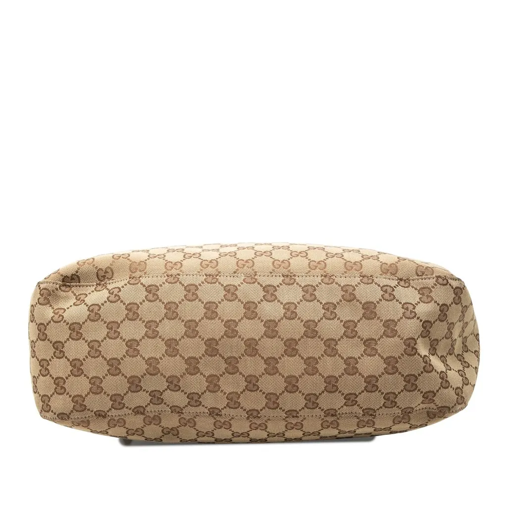 Gucci GG Canvas Icon Bit Satchel Beige Very good - Inside View