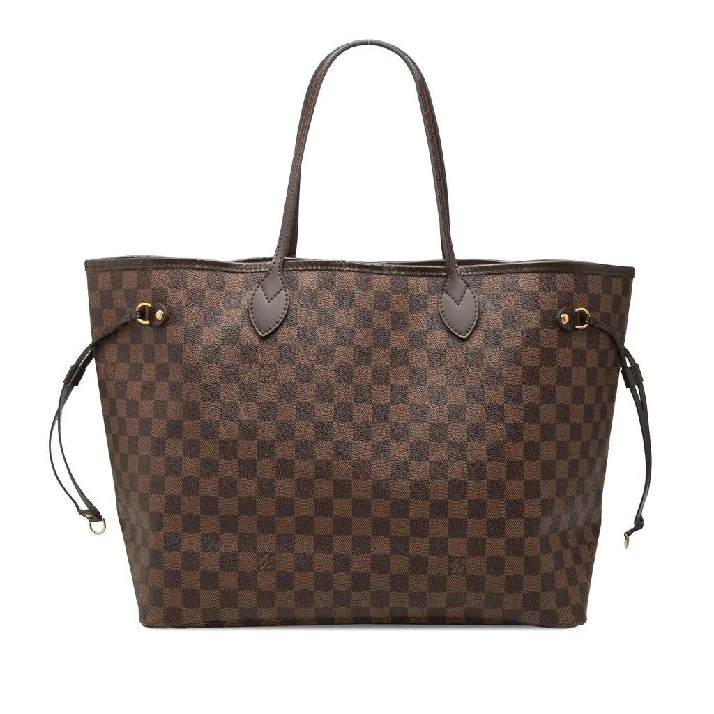 Louis Vuitton Damier Ebene Neverfull GM Brown Very good - Front View