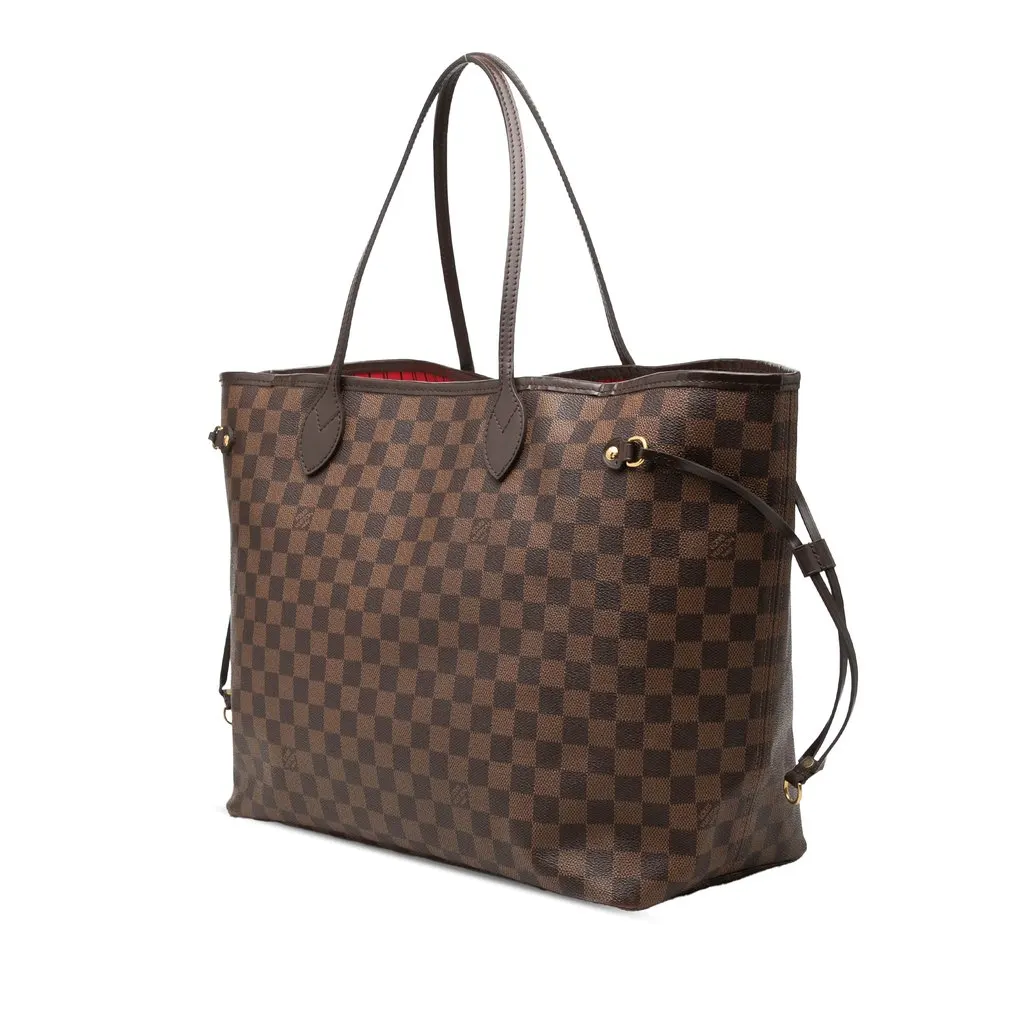 Louis Vuitton Damier Ebene Neverfull GM Brown Very good - Back View