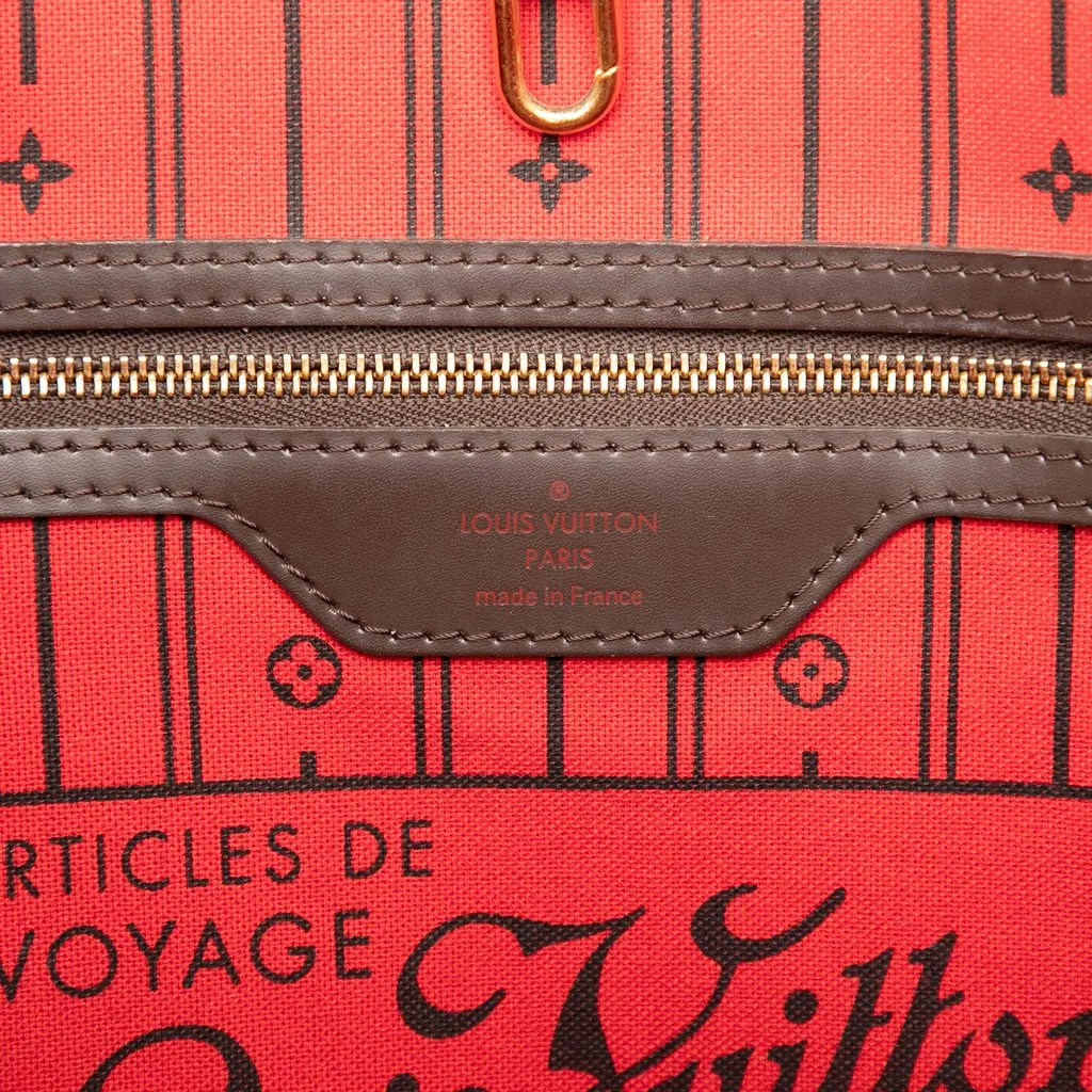 Louis Vuitton Damier Ebene Neverfull GM Brown Very good - Box View