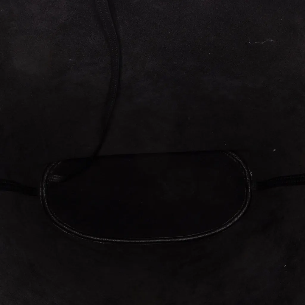 Saint Laurent Grained Calfskin Le 5 a 7 Hobo Black Leather Very good - Model View