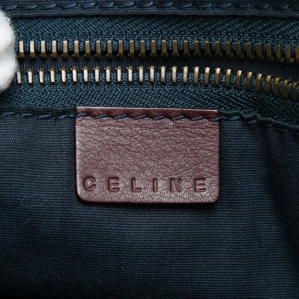 Celine C Macadam Suede Handbag MultiColor Leather Very good - Box View