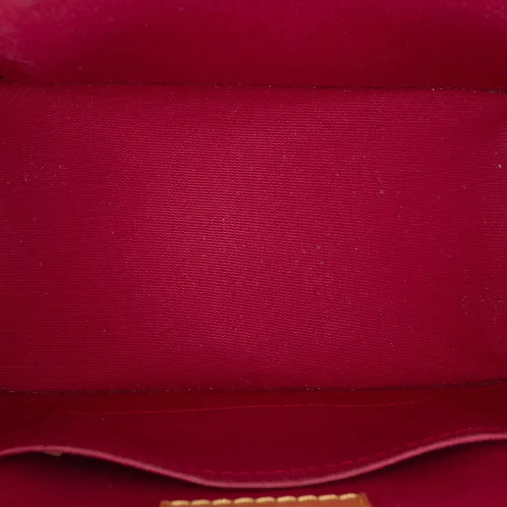 Louis Vuitton Monogram Vernis Alma BB Red Leather Good - Model View