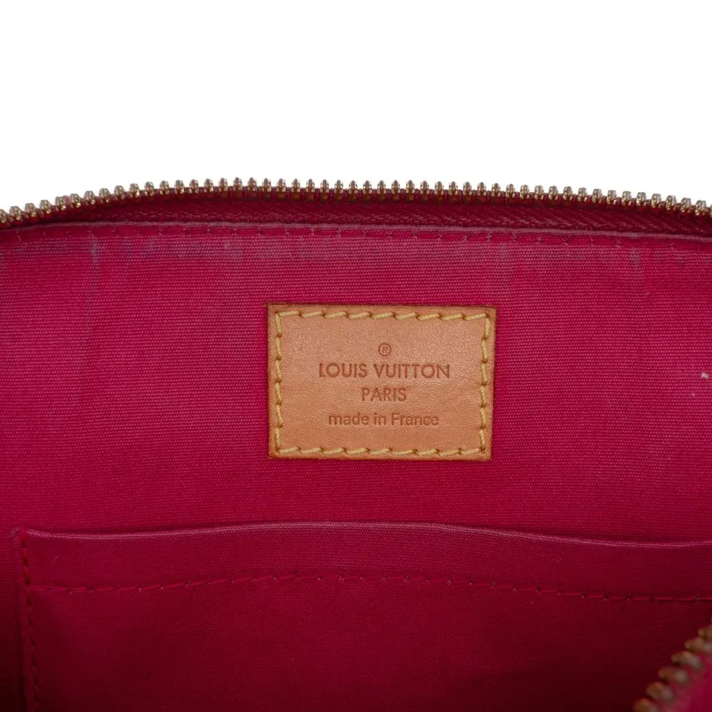 Louis Vuitton Monogram Vernis Alma BB Red Leather Good - Box View
