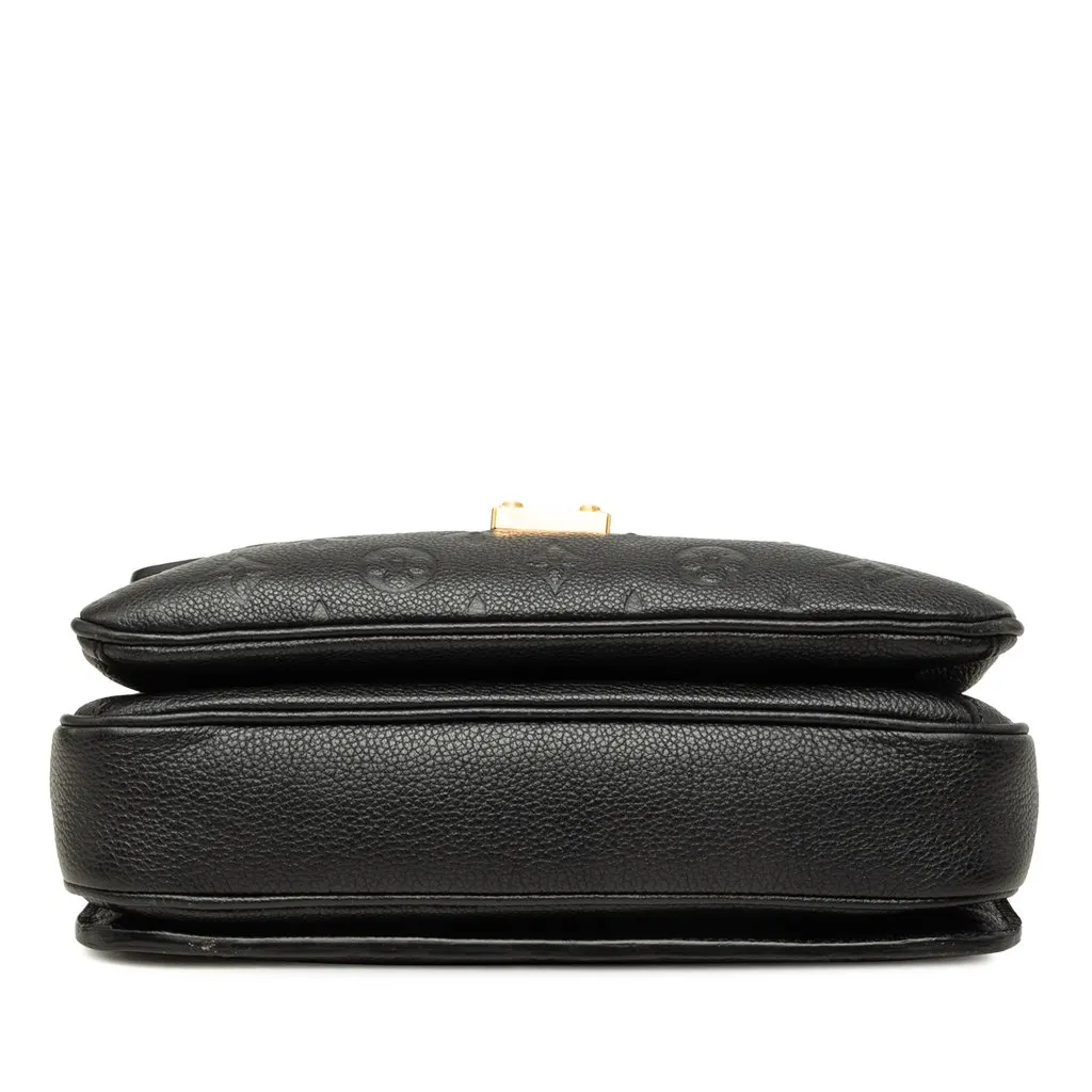 Louis Vuitton Monogram Empreinte Pochette Metis Black Leather Very good - Inside View