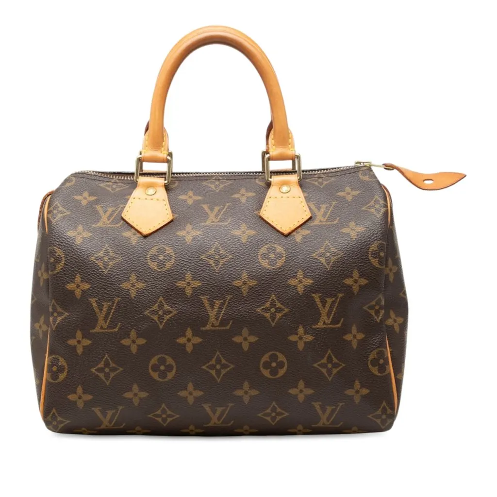 Louis Vuitton Monogram Speedy 25 Brown Very good - Front View