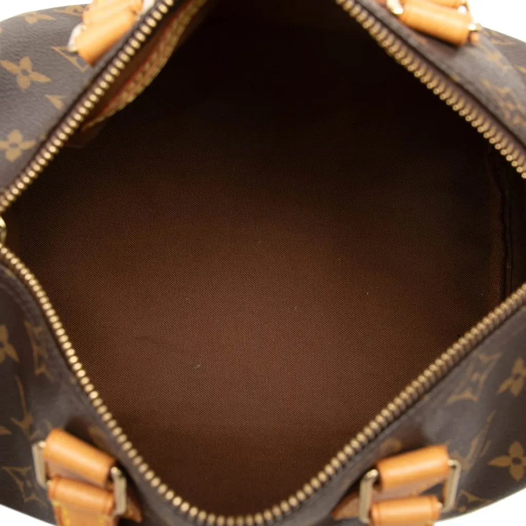 Louis Vuitton Monogram Speedy 25 Brown Very good - Model View