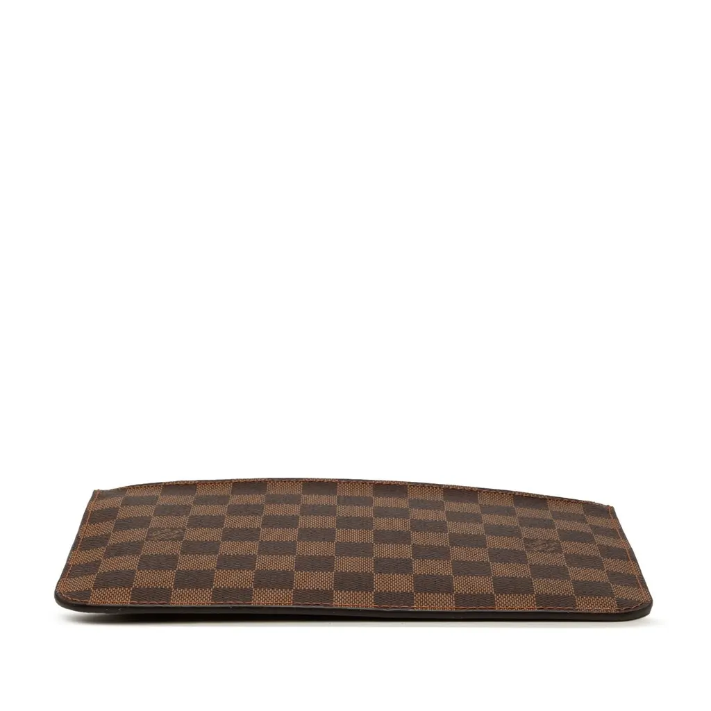 Louis Vuitton Damier Ebene Neverfull MM Pouch Brown Very good - Inside View