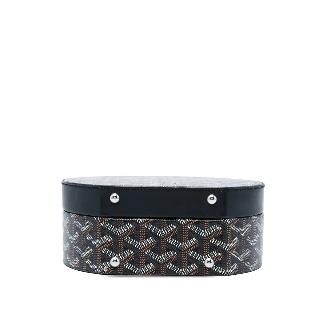 Goyard Goyardine Alto Hatbox Trunk Bag Black Canvas Very good - Inside View