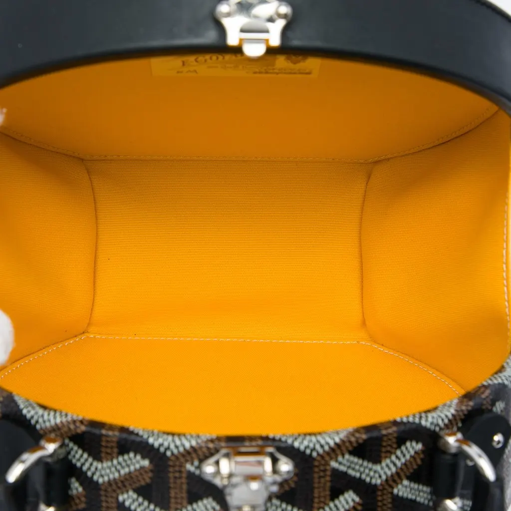 Goyard Goyardine Alto Hatbox Trunk Bag Black Canvas Very good - Model View