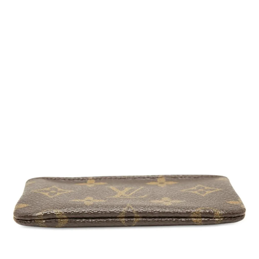 Louis Vuitton Monogram Pochette Cles Brown Canvas Very good - Inside View