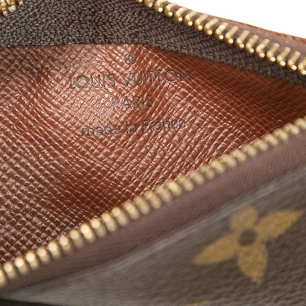 Louis Vuitton Monogram Pochette Cles Brown Canvas Very good - Box View