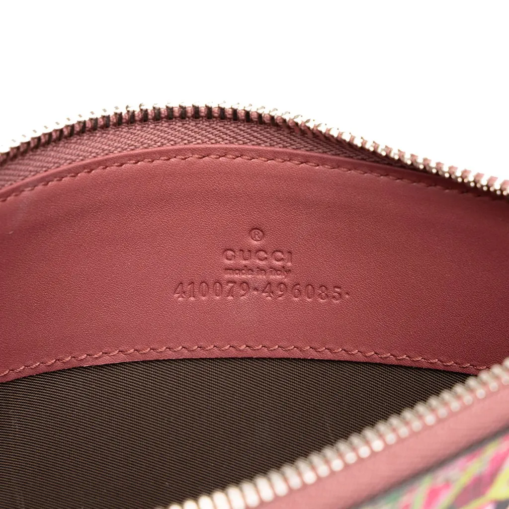 Gucci GG Supreme Blooms Clutch Pink Canvas Never worn - Box View