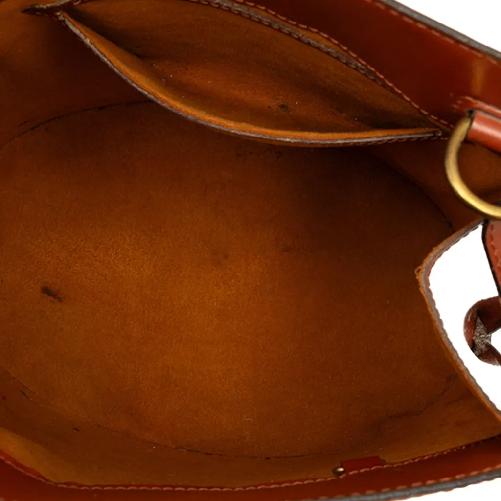 Louis Vuitton Epi Cluny Brown Leather Good - Model View