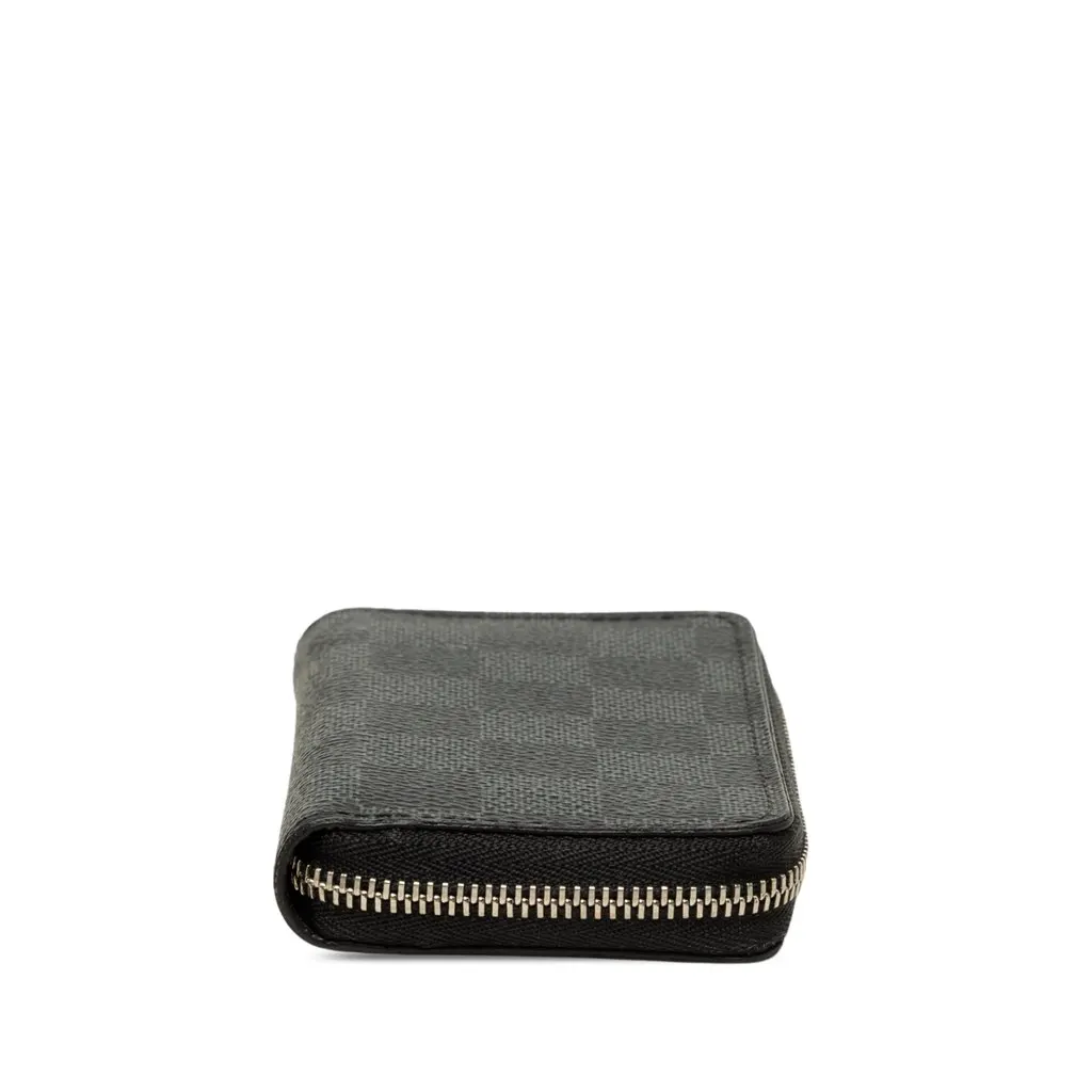 Louis Vuitton Damier Graphite Zippy Coin Purse Black Canvas Very good - Inside View
