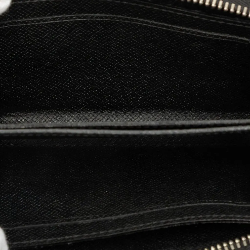 Louis Vuitton Damier Graphite Zippy Coin Purse Black Canvas Very good - Model View
