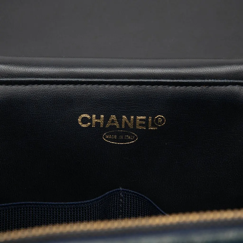 Chanel CC Denim Vanity Bag Blue Denim Very good - Box View