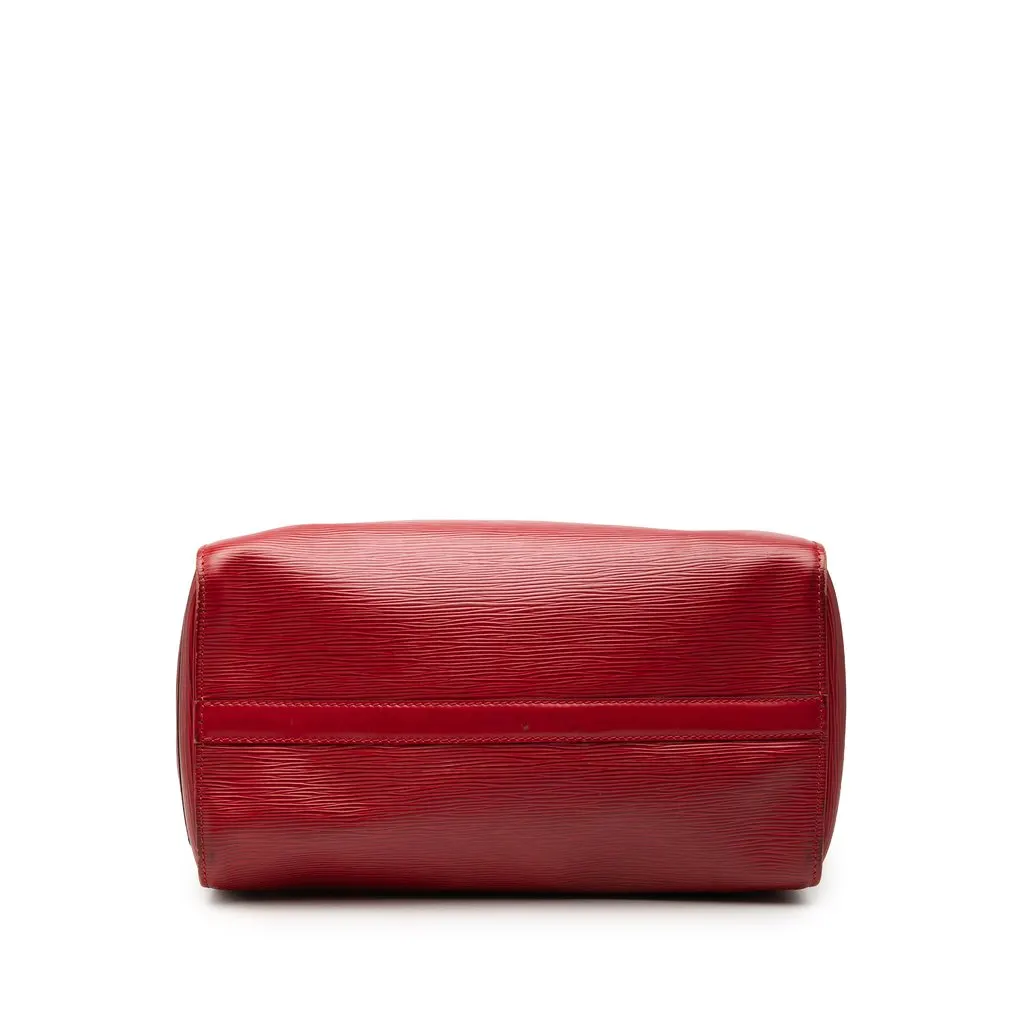 Louis Vuitton Epi Speedy 30 Red Leather Good - Inside View