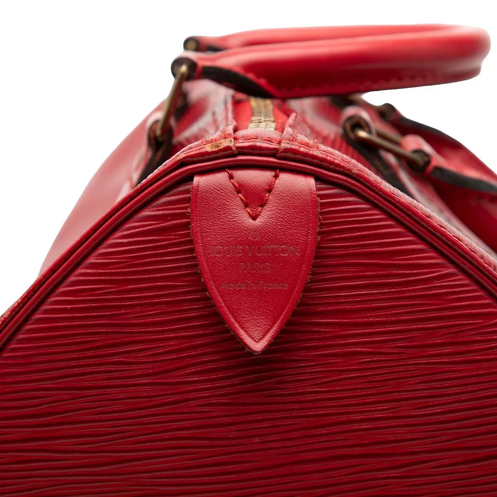 Louis Vuitton Epi Speedy 30 Red Leather Good - Box View
