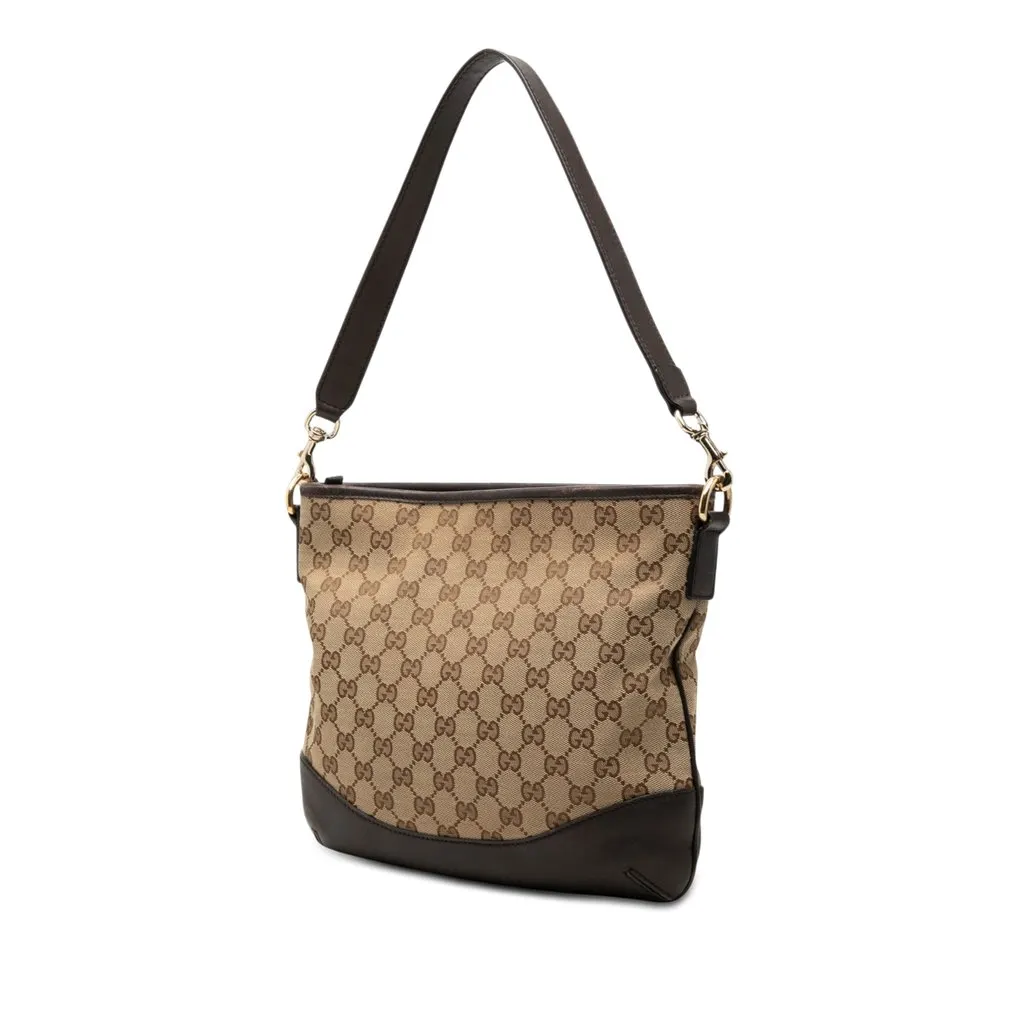 Gucci GG Canvas Web Crossbody Beige Very good - Back View
