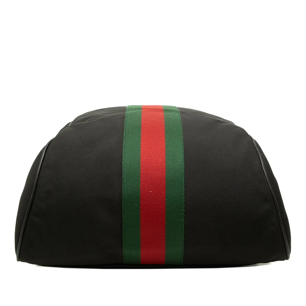 Gucci Techno Canvas Web Backpack Black Canvas Very good - Inside View