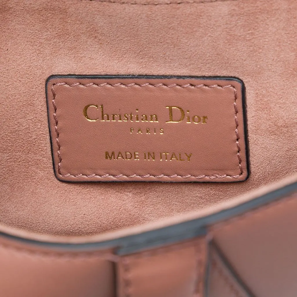 Dior Mini Smooth Calfskin Saddle Bag Brown Leather Very good - Box View