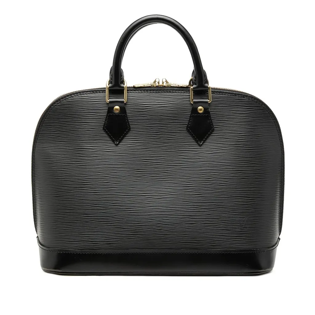 Louis Vuitton Epi Alma PM Black Leather Very good - Front View