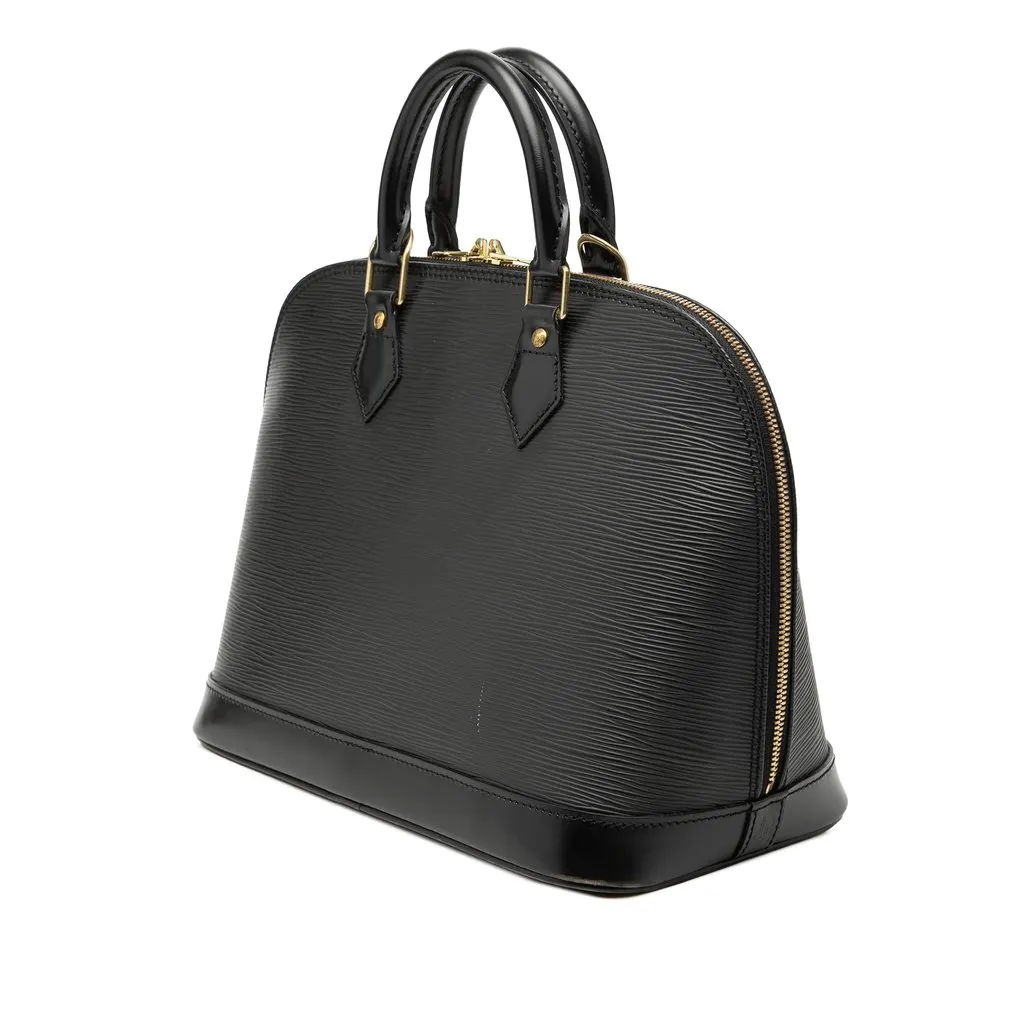 Louis Vuitton Epi Alma PM Black Leather Very good - Back View