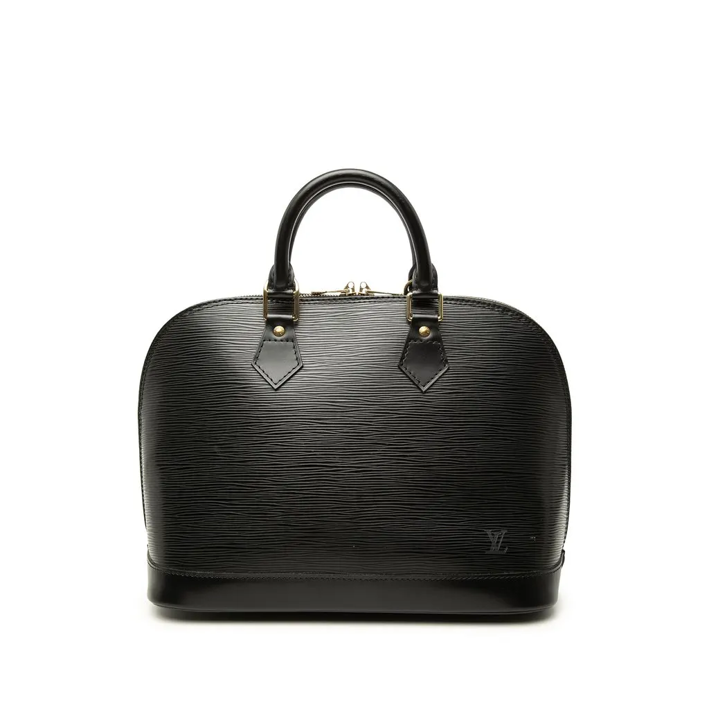 Louis Vuitton Epi Alma PM Black Leather Very good - Front View