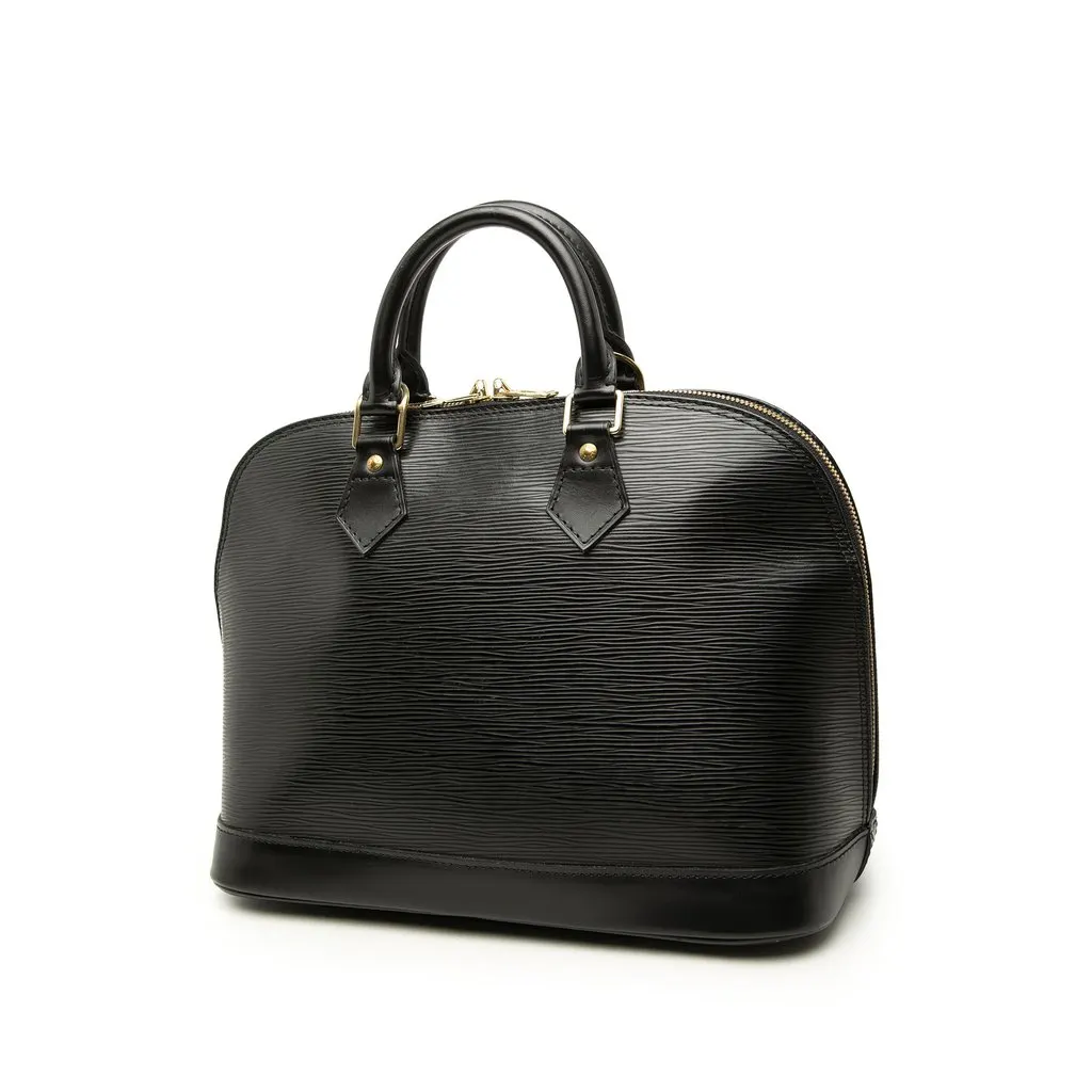 Louis Vuitton Epi Alma PM Black Leather Very good - Back View