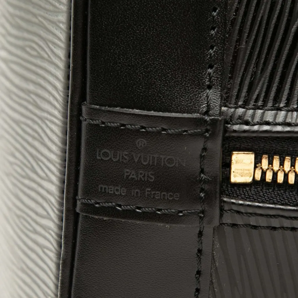 Louis Vuitton Epi Alma PM Black Leather Very good - Box View
