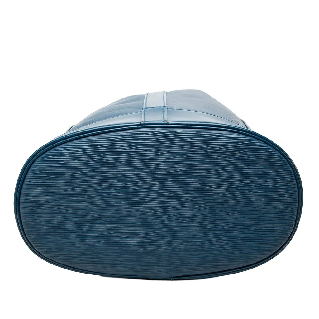 Louis Vuitton Epi Randonnee PM Blue Leather Good - Inside View