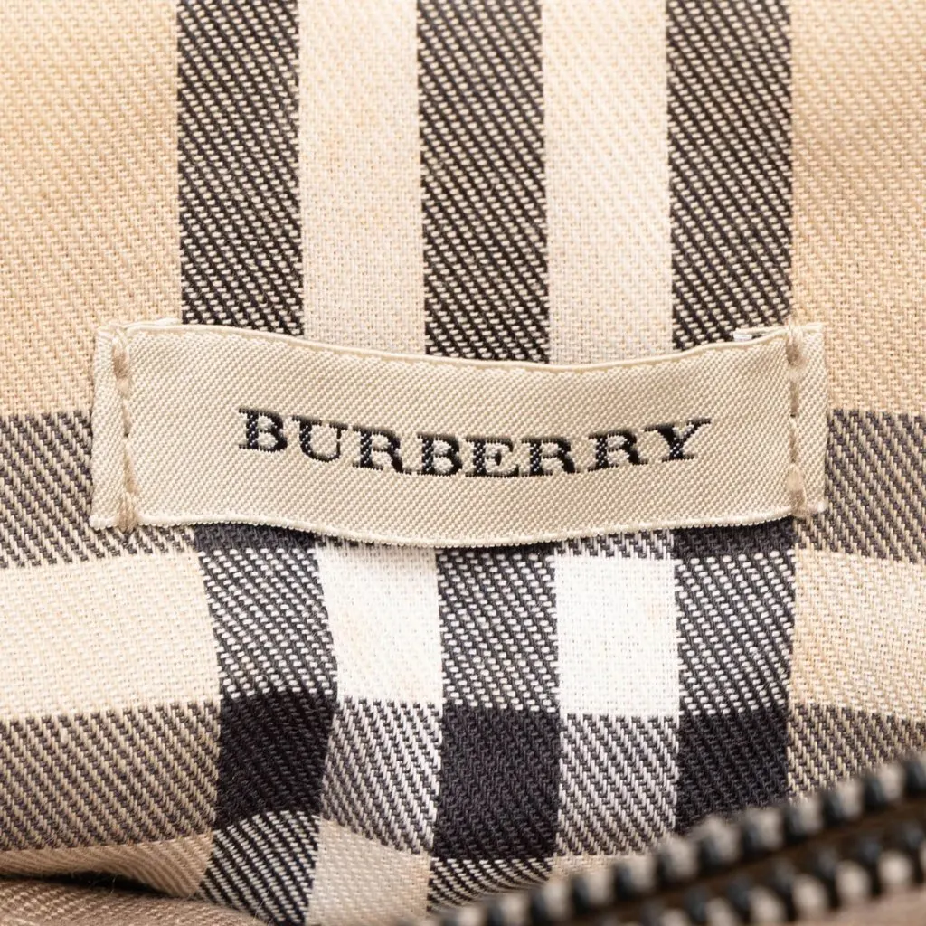 Burberry Quilted Nylon Handbag Beige Polyamide Good - Box View