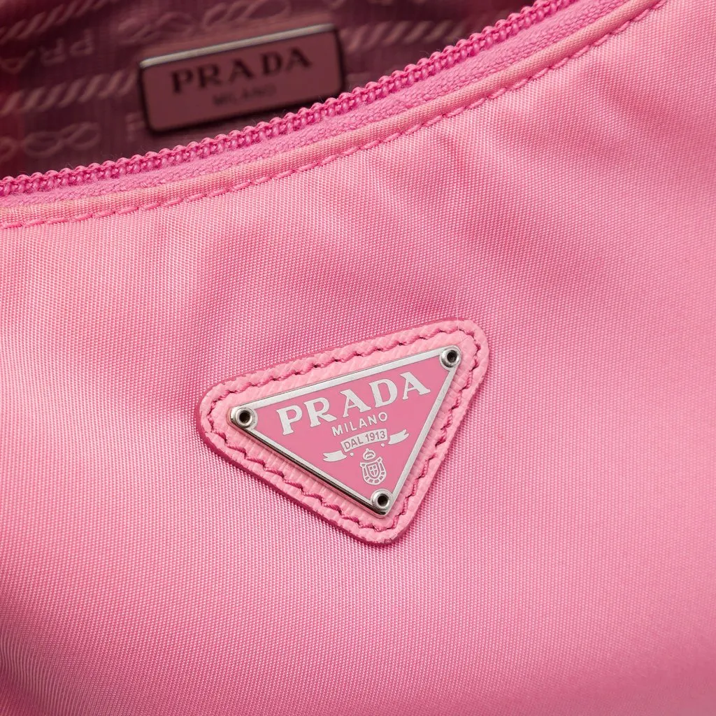 Prada Mini Tessuto Re Edition 2000 Shoulder Bag Pink Polyamide Very good - Box View