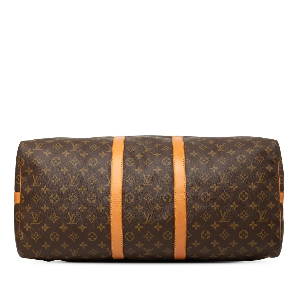 Louis Vuitton Monogram Keepall Bandouliere 55 Brown Very good - Inside View