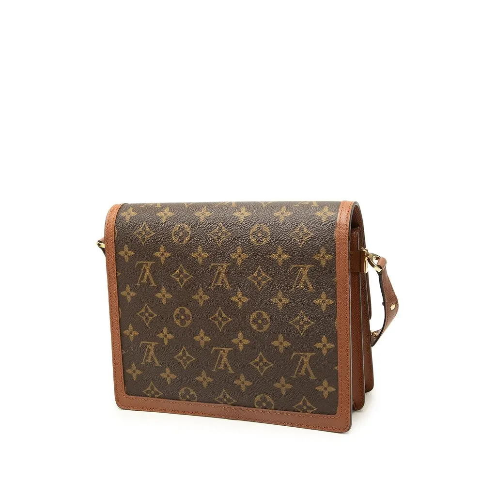 Louis Vuitton Monogram Raspail Brown Canvas Good - Back View