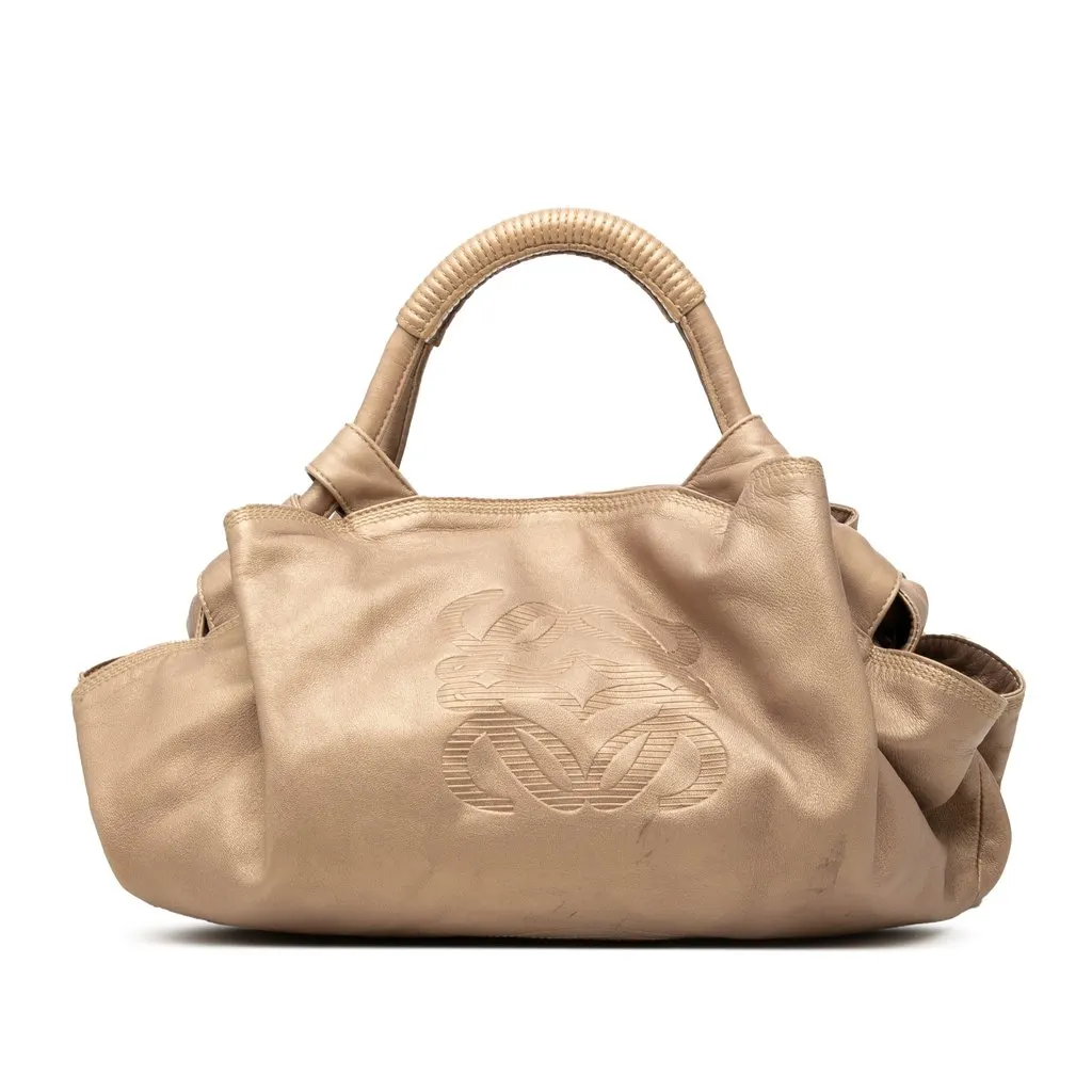 Loewe Metallic Nappa Aire Gold Leather Very good - Front View