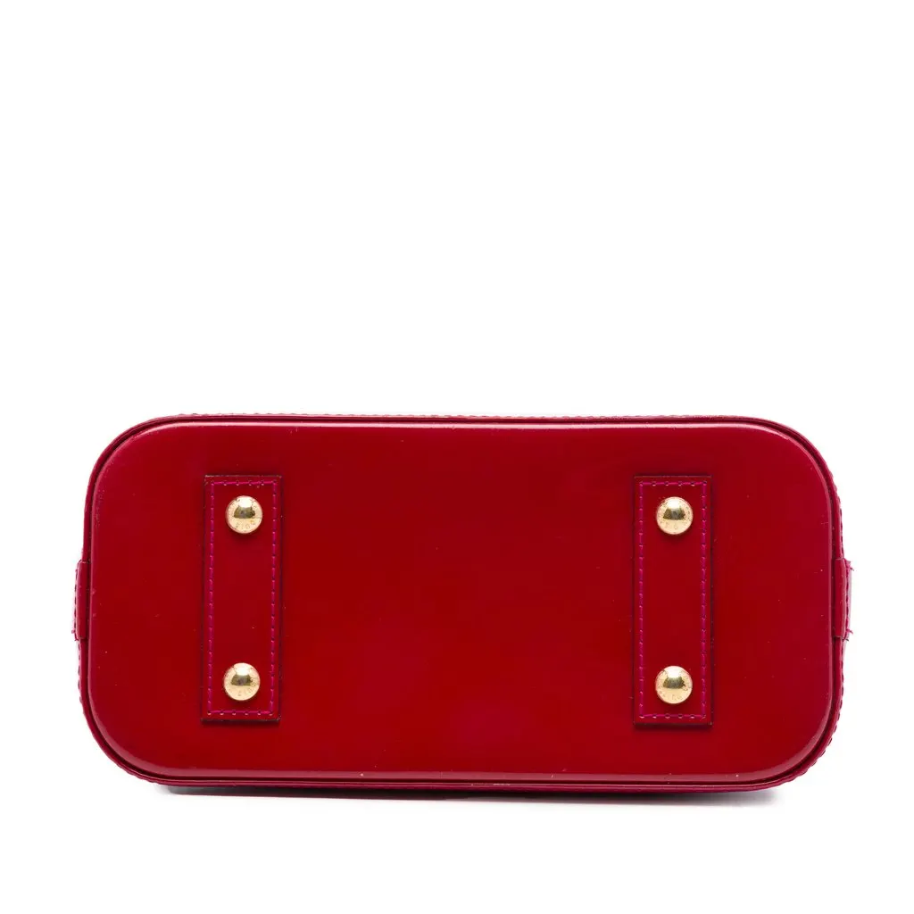 Louis Vuitton Monogram Vernis Alma BB Pink Leather Very good - Inside View