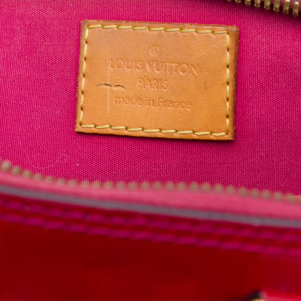 Louis Vuitton Monogram Vernis Alma BB Pink Leather Very good - Box View